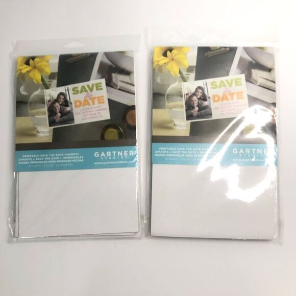 gartner studios save the date printable magnets wedding announcement 60 ct 2 pks - Picture 1 of 3